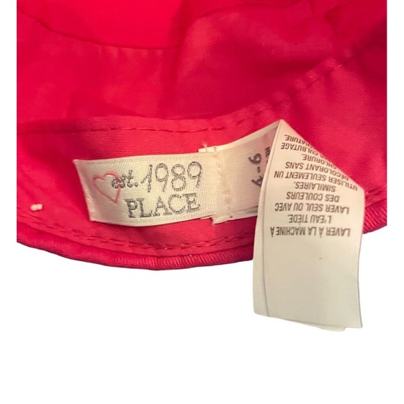 Pink Hat With Heart Girls Youth Children’s Place Sz 4-6 - Picture 5 of 6